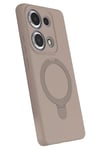 Xiaomi Redmi Note 13 Pro 4G Regal Magsafe Standlı Kapak - Çöl Titanyum
