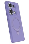 Xiaomi Redmi Note 13 Pro 4G Regal Magsafe Standlı Kapak - Lila
