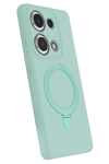 Xiaomi Redmi Note 13 Pro 4G Regal Magsafe Standlı Kapak - Su Yeşili