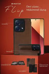 Xiaomi Redmi Note 13 Pro 5G Kılıf Flip Cover - Taba