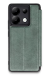 Xiaomi Redmi Note 13 Pro 5G Kılıf Flip Cover - Koyu Yeşil