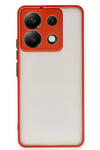 Xiaomi Redmi Note 13 Pro 5G Kılıf Montreal Silikon Kapak - Kırmızı
