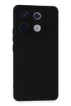 Xiaomi Redmi Note 13 Pro 5G Kılıf Nano içi Kadife Silikon - Siyah