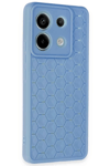 Xiaomi Redmi Note 13 Pro 5G Kılıf Petek Silikon Kapak - Mavi