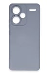 Xiaomi Redmi Note 13 Pro Plus Kılıf Nano içi Kadife Silikon - Gri