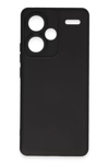 Xiaomi Redmi Note 13 Pro Plus Kılıf Nano içi Kadife Silikon - Siyah