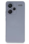 Xiaomi Redmi Note 13 Pro Plus Kılıf Nano içi Kadife Silikon - Gri