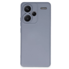 Xiaomi Redmi Note 13 Pro Plus Kılıf Nano içi Kadife Silikon - Gri