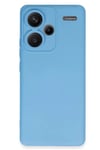 Xiaomi Redmi Note 13 Pro Plus Kılıf Nano içi Kadife Silikon - Mavi