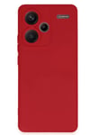 Xiaomi Redmi Note 13 Pro Plus Kılıf Nano içi Kadife Silikon - Kırmızı