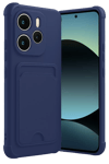 Xiaomi Redmi Note 14 4G Kelvin Kartvizitli Silikon - Lacivert