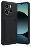 Xiaomi Redmi Note 14 4G Kelvin Kartvizitli Silikon - Siyah
