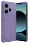 Xiaomi Redmi Note 14 4G Kelvin Kartvizitli Silikon - Lila
