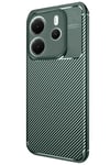 Xiaomi Redmi Note 14 4G Kılıf Auto Focus Karbon Kapak - Koyu Yeşil