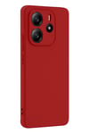 Xiaomi Redmi Note 14 4G Kılıf First Silikon - Kırmızı