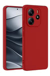 Xiaomi Redmi Note 14 4G Kılıf First Silikon - Kırmızı