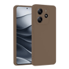 Xiaomi Redmi Note 14 4G Kılıf First Silikon - Kahverengi