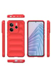 Xiaomi Redmi Note 14 4G Kılıf Optimum Silikon - Kırmızı