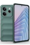 Xiaomi Redmi Note 14 4G Kılıf Optimum Silikon - Koyu Yeşil