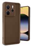 Xiaomi Redmi Note 14 4G Kılıf Viera Silikon - Kahverengi