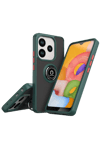 Xiaomi Redmi Note 14 4G Montreal Yüzüklü Silikon Kapak - Yeşil