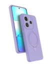 Xiaomi Redmi Note 14 4G Regal Magsafe Standlı Kapak - Lila