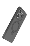 Xiaomi Redmi Note 14 4G Regal Magsafe Standlı Kapak - Titan Gri