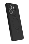 Xiaomi Redmi Note 14 4G Regal Magsafe Standlı Kapak - Siyah