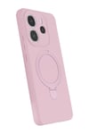 Xiaomi Redmi Note 14 4G Regal Magsafe Standlı Kapak - Açık Pembe