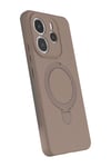 Xiaomi Redmi Note 14 4G Regal Magsafe Standlı Kapak - Çöl Titanyum
