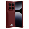 Xiaomi Redmi Note 14 Pro 4G Kelvin Kartvizitli Silikon - Bordo