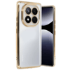 Xiaomi Redmi Note 14 Pro 4G Kılıf Lensli Silikon - Gold