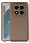 Xiaomi Redmi Note 14 Pro 4G Kılıf Viera Silikon - Kahverengi