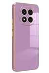 Xiaomi Redmi Note 14 Pro 4G Kılıf Volet Silikon - Mor