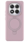 Xiaomi Redmi Note 14 Pro 4G Regal Magsafe Standlı Kapak - Açık Pembe