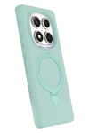 Xiaomi Redmi Note 14 Pro 4G Regal Magsafe Standlı Kapak - Su Yeşili