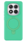 Xiaomi Redmi Note 14 Pro 4G Regal Magsafe Standlı Kapak - Yeşil