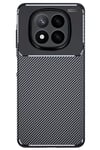 Xiaomi Redmi Note 14 Pro 5G Kılıf Auto Focus Karbon Kapak - Siyah