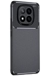Xiaomi Redmi Note 14 Pro 5G Kılıf Auto Focus Karbon Kapak - Siyah