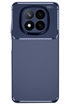 Xiaomi Redmi Note 14 Pro 5G Kılıf Auto Focus Karbon Kapak - Lacivert
