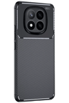 Xiaomi Redmi Note 14 Pro 5G Kılıf Auto Focus Karbon Kapak - Siyah