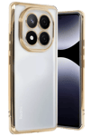 Xiaomi Redmi Note 14 Pro 5G Kılıf Lensli Silikon - Gold