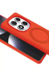 Xiaomi Redmi Note 14 Pro 5G Regal Magsafe Standlı Kapak - Turuncu
