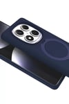 Xiaomi Redmi Note 14 Pro 5G Regal Magsafe Standlı Kapak - Lacivert