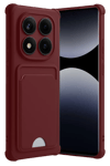 Xiaomi Redmi Note 14 Pro Plus Kelvin Kartvizitli Silikon - Bordo