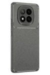 Xiaomi Redmi Note 14 Pro Plus Kılıf Auto Focus Karbon Kapak - Gri