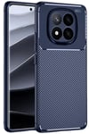 Xiaomi Redmi Note 14 Pro Plus Kılıf Auto Focus Karbon Kapak - Lacivert