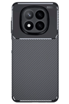 Xiaomi Redmi Note 14 Pro Plus Kılıf Auto Focus Karbon Kapak - Siyah