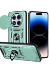 Xiaomi Redmi Note 14 Pro Plus Kılıf Pars Lens Yüzüklü Silikon - Yeşil