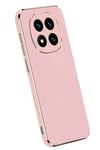 Xiaomi Redmi Note 14 Pro Plus Kılıf Volet Silikon - Pembe